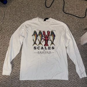 Famous Newport, Rhode Island restaurant scales and shells merch